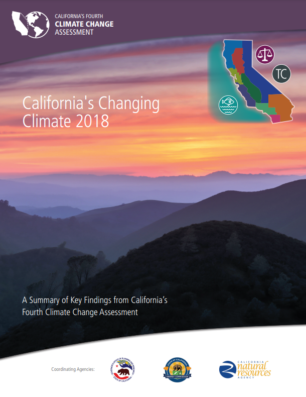 Cover of CA's 4th Climate Change Assessment
